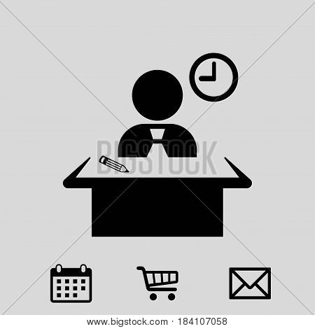 icon stock vector illustration flat design style