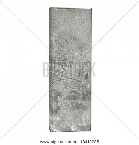 lettres gris abstrait