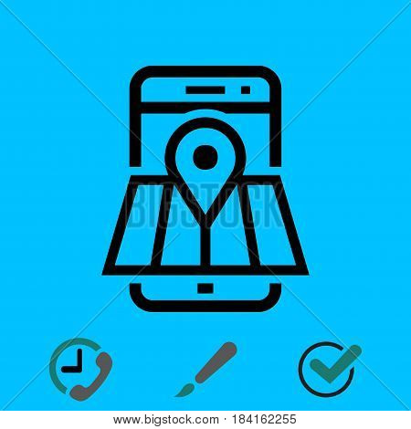 icon stock vector illustration flat design style