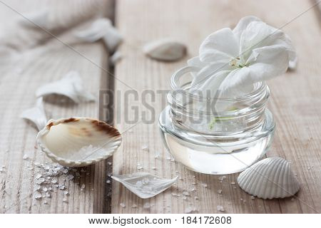 moisturising lotions and white flower spa treatments