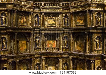 Interiors Details Of Ecouen Castle, Ecouen, France