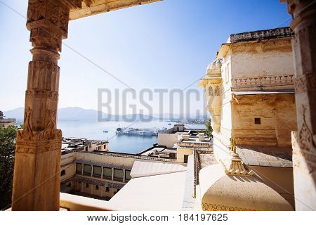 Aerial View Of Udaipur City, Rajasthan, India