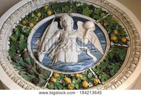 Ancient Ceramic Pottery Dish From Renaissance