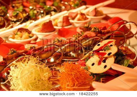 Buffet de servir de colher de luxo