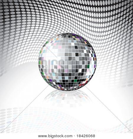 Vektorové Disco koule