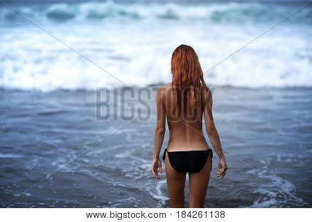Famara beach a beach for surfers. Lanzarote Canary Islands Spain