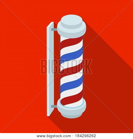 Barber logo.Barbershop single icon in flat style vector symbol stock illustration .