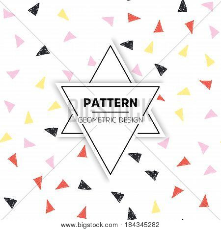 Vector seamless pattern. Modern stylish texture. Repeating geometric tiles with hexagonal elements
