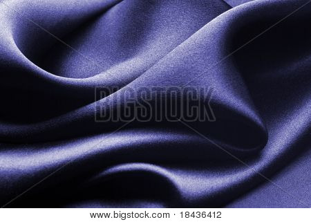 blue silk - detail