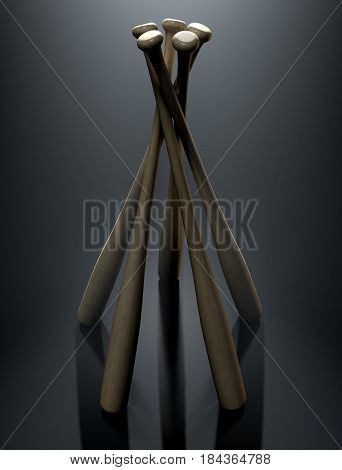 Baseball Bat Circle Dramatic