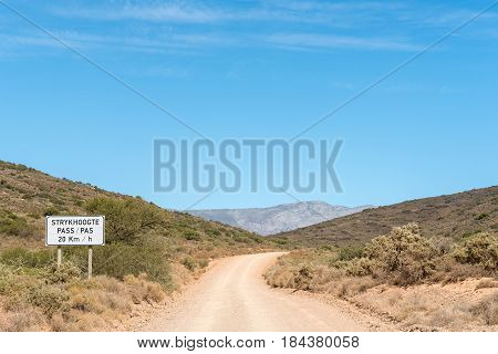 The Strykhoogte Pass between McGregor and Bonnievale in the Western Cape Province