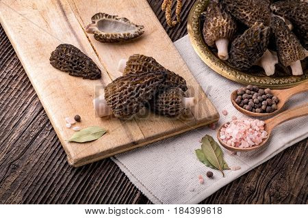 Fresh Morchella Conica, Seasonal Mushrooms
