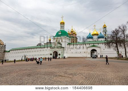 Architecture Of The Holy Trinity Saint-sergius Lavra