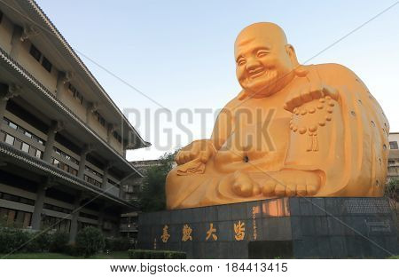 Historical architecture of Bao Jue temple in Taichung Taiwan