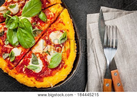 Italian Food, Pizza Di Polenta