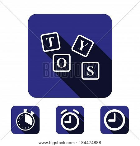 toys icon stock vector illustration flat design