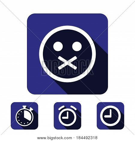 Smile icon stock vector illustration flat design