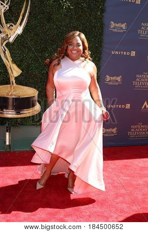 LOS ANGELES - APR 30:  Sherri Shepherd at the 44th Daytime Emmy Awards - Arrivals at the Pasadena Civic Auditorium on April 30, 2017 in Pasadena, CA