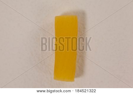 Sedani rigati isolated on white background