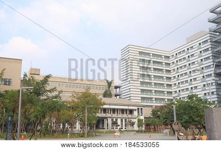 TAINAN TAIWAN - DECEMBER 11, 2016: National Tainan Institute of Nursing. National Tainan Institute of Nursing is a practical training place consist of the subsidiary medical center.