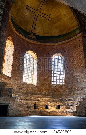 The Apse (altar) Of Hagia Irene Church, Istanbul