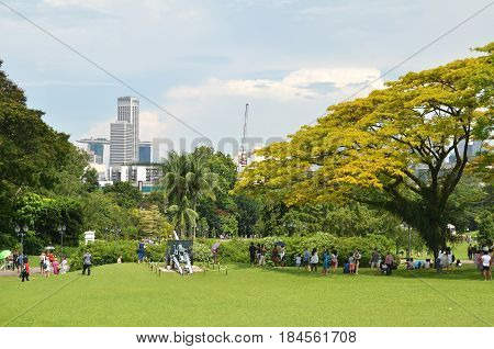 Istana Grounds Is Open To The Public In  Labour Day