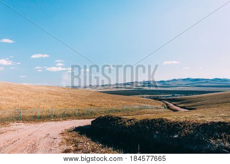On The Way To See Genhe Wetland In In Eergu'na River ,inner Mongolia, On Of The Best Wetland In Chin