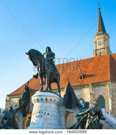 St. Michael's Church. Cluj-napoca. Romania.