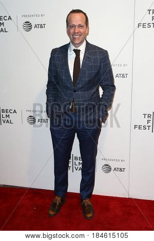 NEW YORK-APR 28: Robert Carlock attends the 'Unbreakable Kimmy Schmidt' screening at BMCC at PAC during the 2017 TriBeCa Film Festival on April 28, 2017 in New York City.
