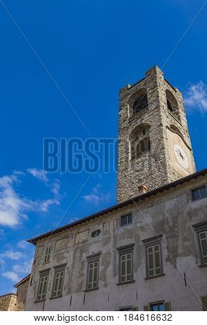 Campanone Torre Civica In Bergamo