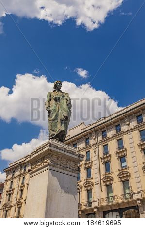 Monument To Writer And Poet Giuseppe Parini In Milan