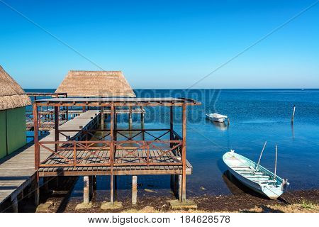 Pier In Champoton, Mexico