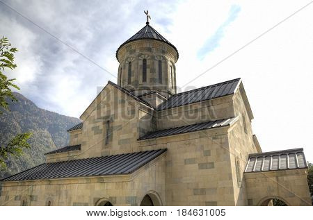 Cathedral in the village of Hulo. Adjara. Georgia.