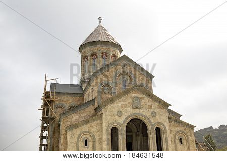 View of Monastery of Bodbe. Kakheti. Georgia.