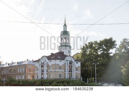 Beautiful Chirch And Blue Sky