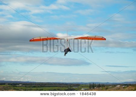 Hang Glider sobre Costa