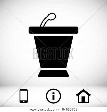 icon stock vector illustration flat design style