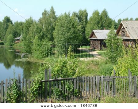 Rusland, Kostroma, Museum Of træ arkitektur. Bade. 