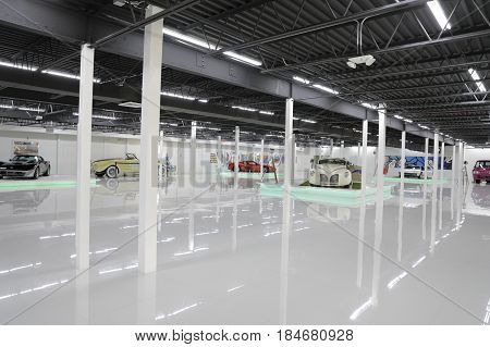 MIAMI, FL, USA - MAY 3, 2017: Stock photo of the Miami Auto Museum at the Dezer Collection of automobiles and related memorabilia