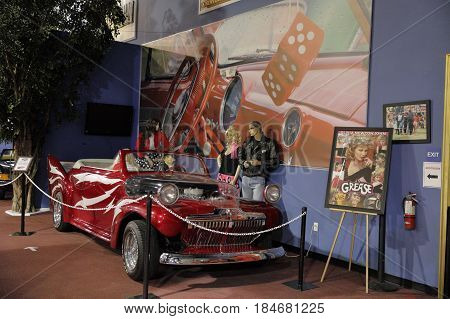 MIAMI, FL, USA - MAY 3, 2017: Stock photo of the Miami Auto Museum at the Dezer Collection of automobiles and related memorabilia