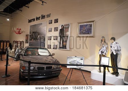 MIAMI, FL, USA - MAY 3, 2017: Stock photo of the Miami Auto Museum at the Dezer Collection of automobiles and related memorabilia