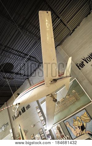 MIAMI, FL, USA - MAY 3, 2017: Stock photo of the Miami Auto Museum at the Dezer Collection of automobiles and related memorabilia.