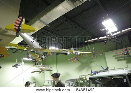 MIAMI, FL, USA - MAY 3, 2017: Stock photo of the Miami Auto Museum at the Dezer Collection of automobiles and related memorabilia.