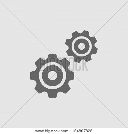 Gear vector icon eps 10. Cogs symbol.