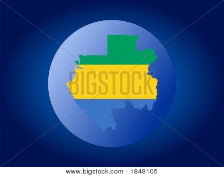 Gabon illüstrasyon