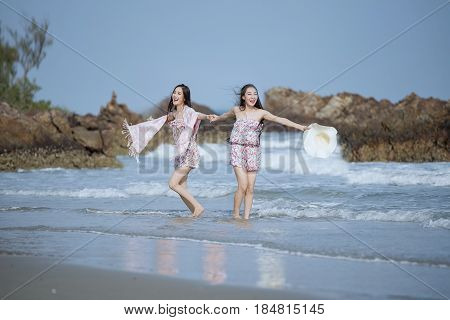 Woman On The Beach