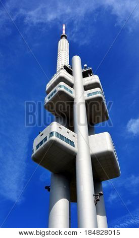 Zizkov Television Tower In Prague