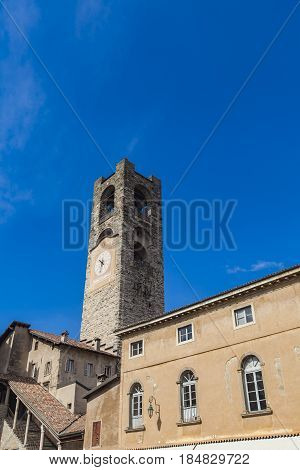 Campanone Torre Civica In Bergamo
