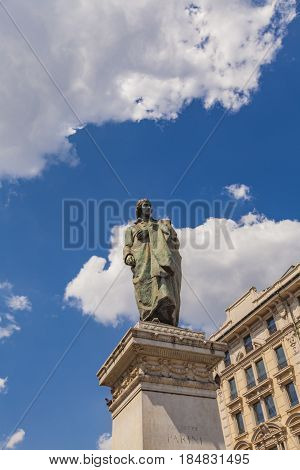 Monument To Writer And Poet Giuseppe Parini In Milan