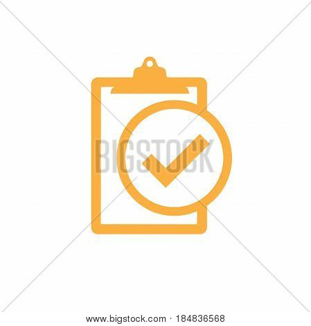 Yellow Singletasking or Monotasking icon with checkmark